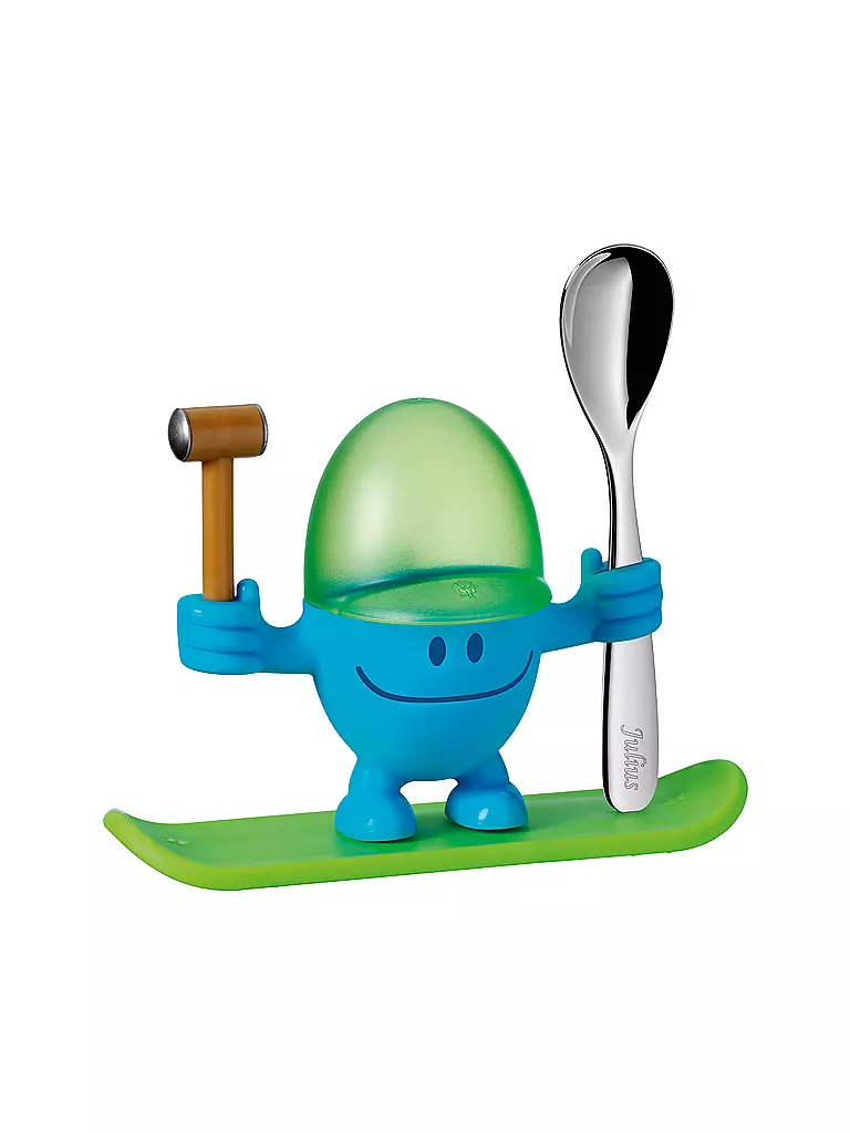 WMF | Coquetier avec cuillère McEgg Vert / Bleu | hellgrün