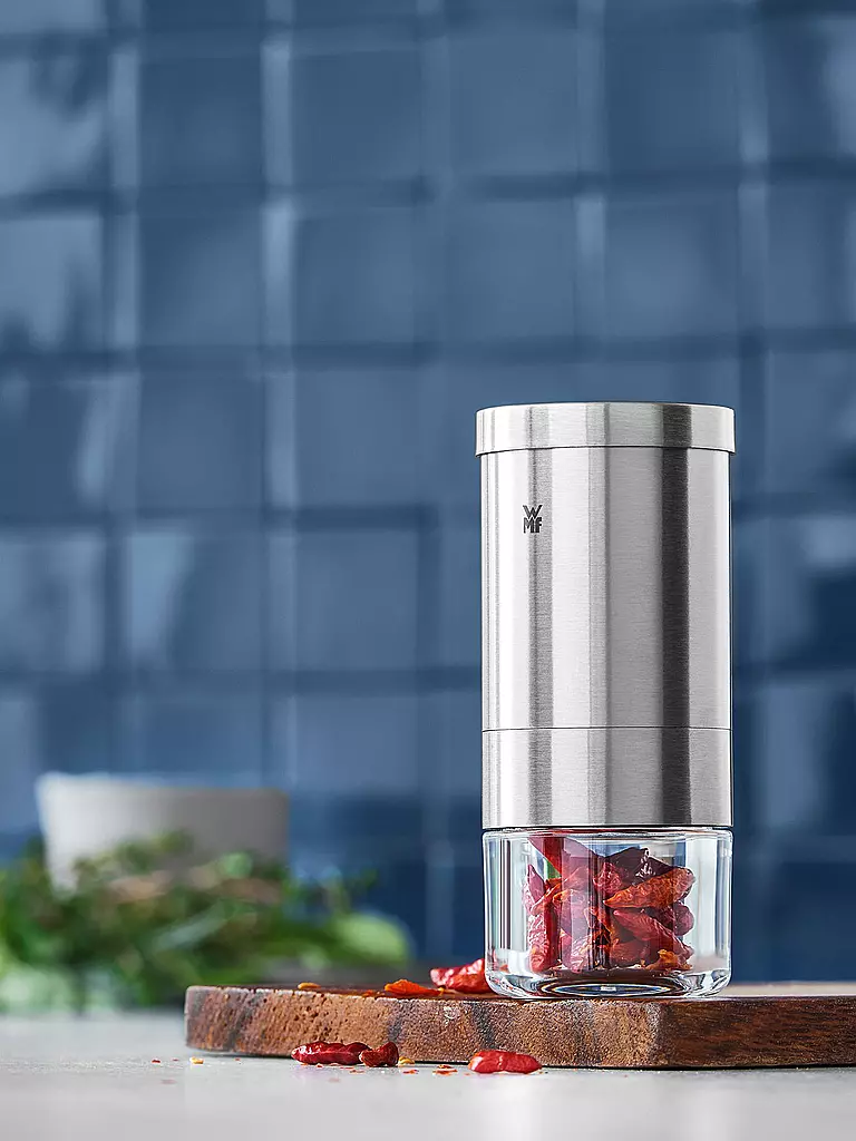 WMF | Coupe-épices Gourmet Cromargan/verre | Argent