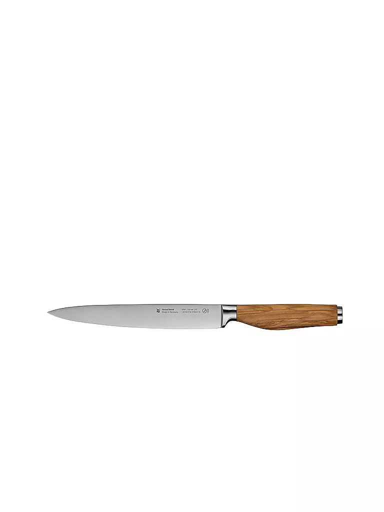 WMF | Couteau à viande GRAND WOOD 20cm Bois d'olivier | Marron