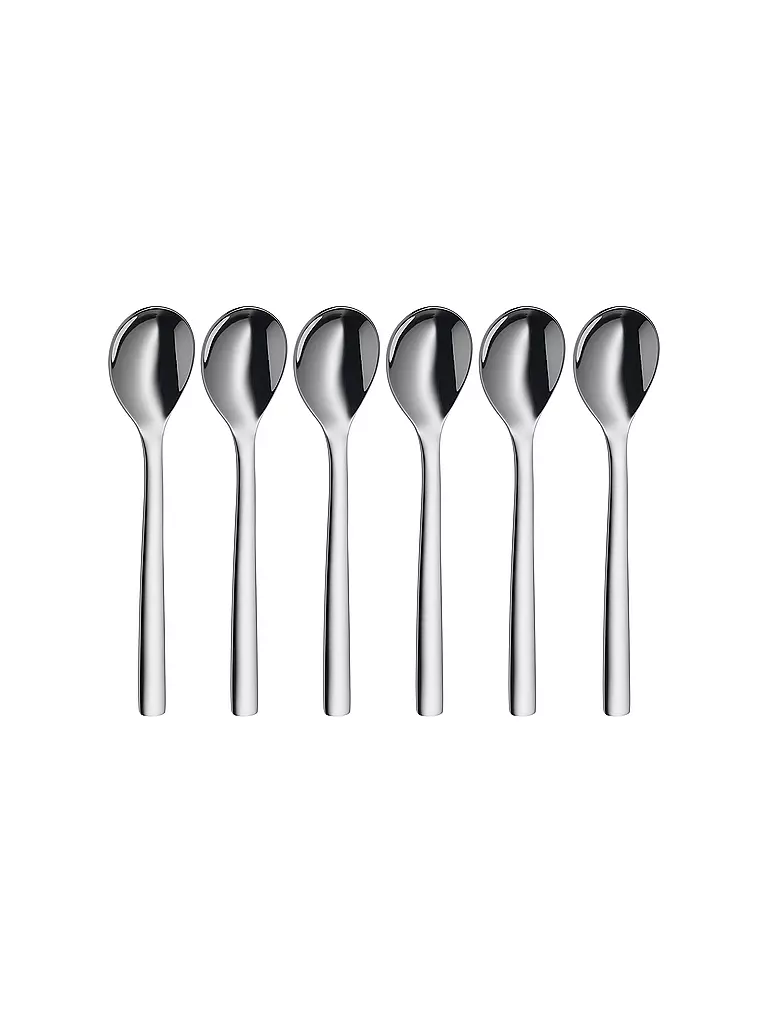 WMF | Cuillères à œufs NUOVA, lot de 6, 12 cm, Cromargan | silber