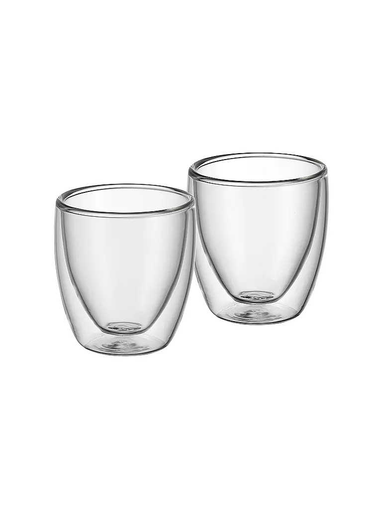 WMF | Ensemble de verres thermo pour espresso, 2 pièces, KULT Glas | Transparent