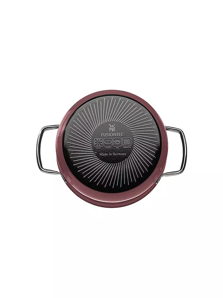WMF | Faitout Fusiontec Mineral avec couvercle en verre 24cm/4,4L Quartz Rose | 