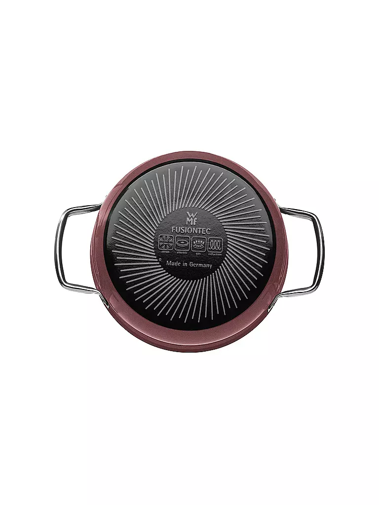 WMF | Faitout minéral Fusiontec avec couvercle en verre 20cm/2,4L Quartz Rose | 