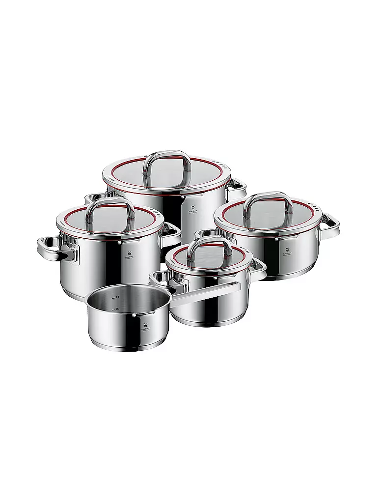 WMF | Function 4 Set de casseroles 5 pièces Cromargan | Argent
