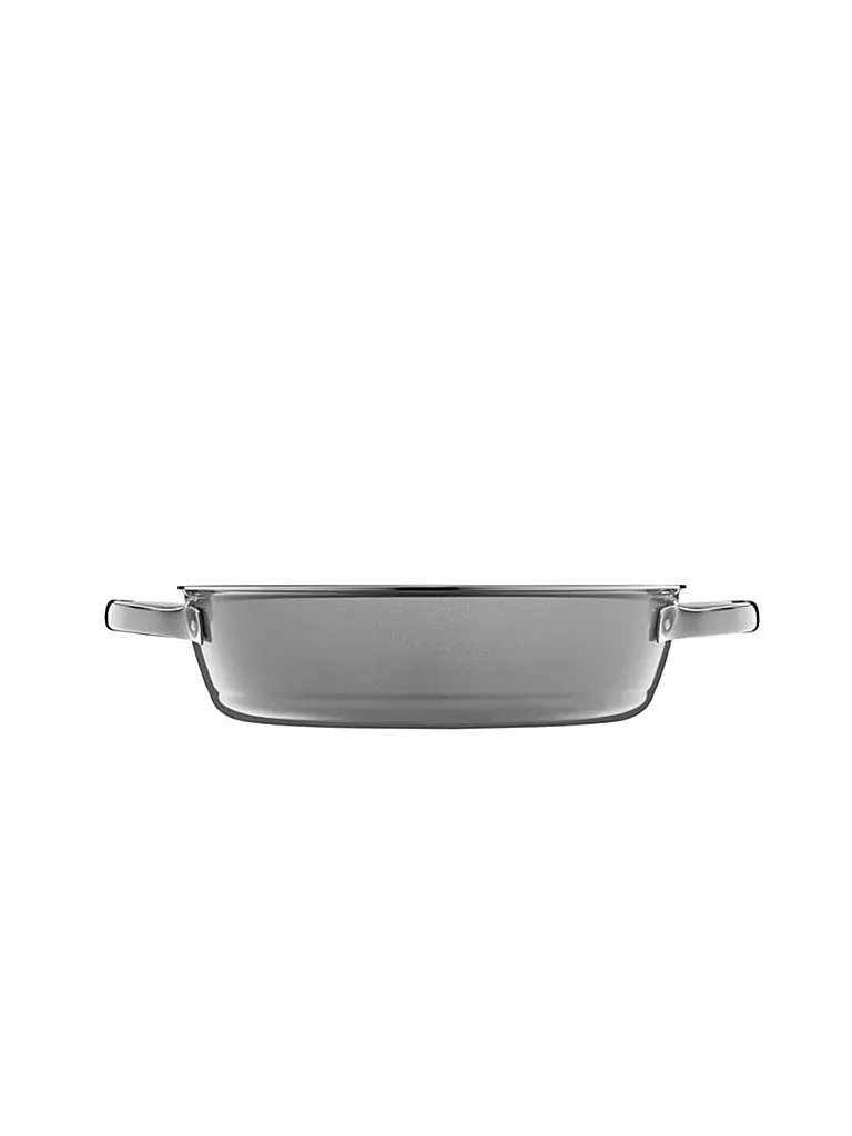 WMF | Fusiontec Mineral Schmorpfanne mit Glasdeckel 28cm Platinum | Gris