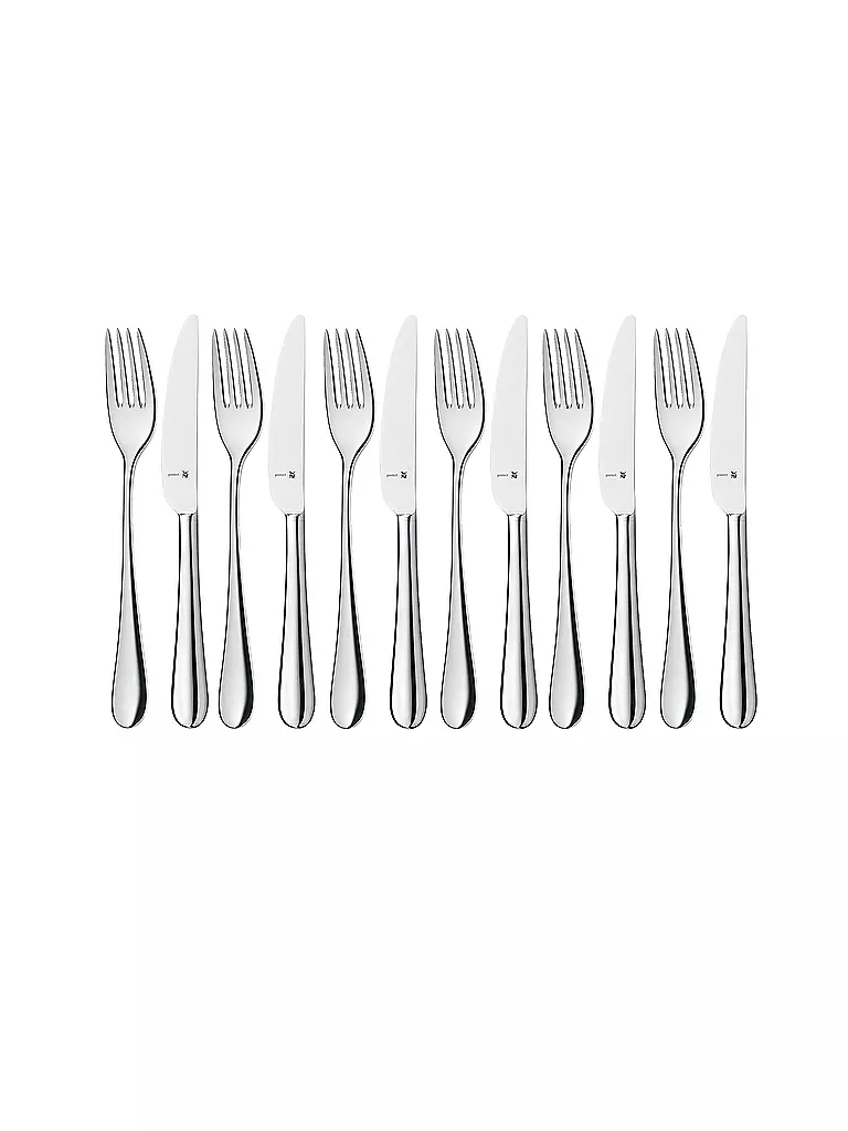 WMF | Ménagère à dessert MERIT 12 pièces Cromargan Protect | Argent
