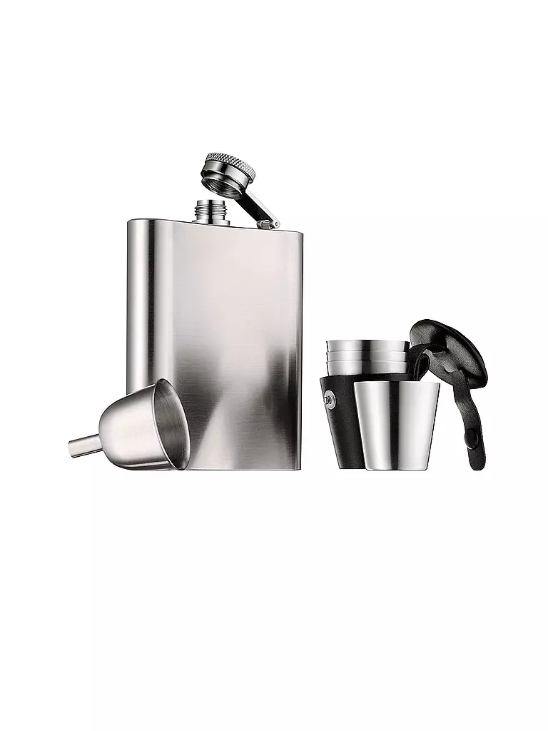 WMF | Manhattan Flachmann-Set 6 pièces Cromargan | silber