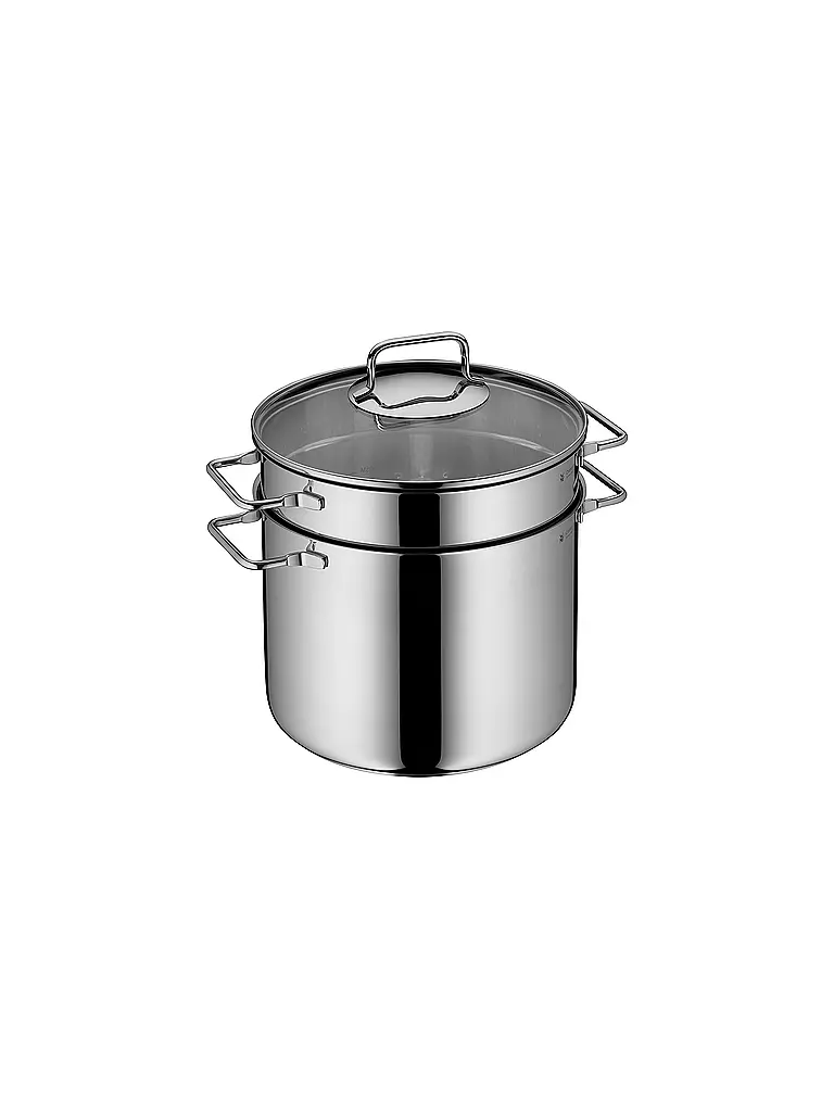 WMF | Marmite à pâtes avec couvercle 24 cm | Argent