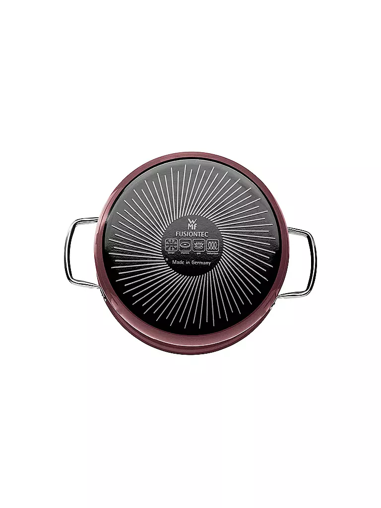 WMF | Marmite Fusiontec Mineral avec couvercle en verre 24cm/6,4L Quartz Rose | 