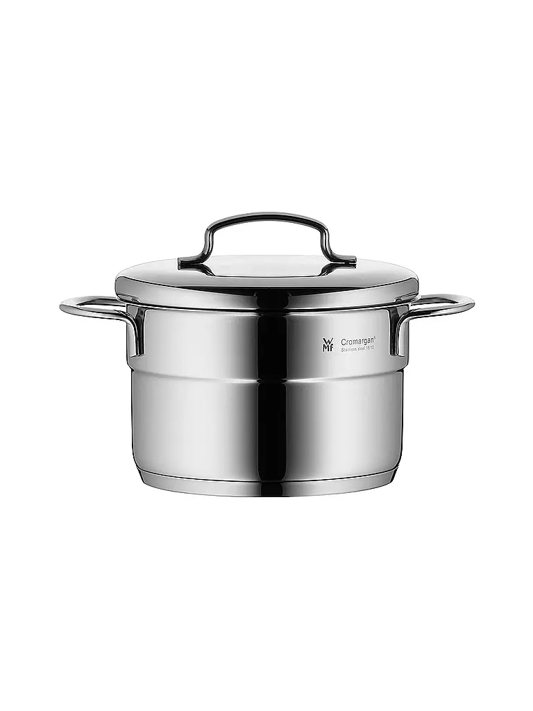 WMF | Mini marmite à viande avec couvercle 14cm | Argent