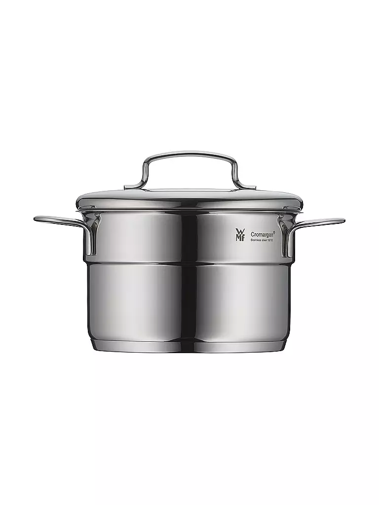 WMF | Mini marmite à viande avec couvercle 14cm | Argent