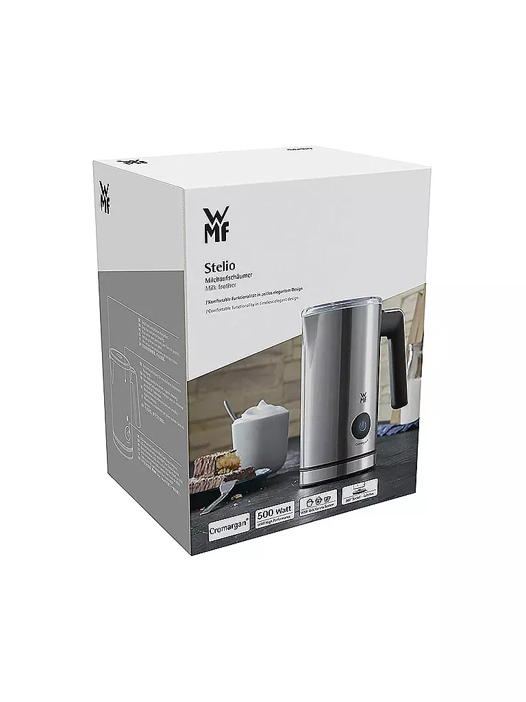 WMF | Mousseur à lait Stelio électrique 500W (Cromargan) | Argent