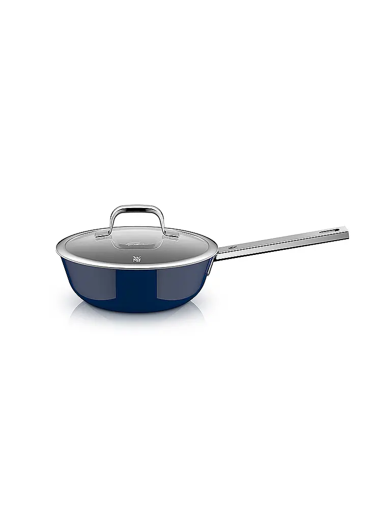WMF | Multi-pot avec couvercle Fusiontec Mineral Pro 22cm Tim Raue Bleu foncé | dunkelblau