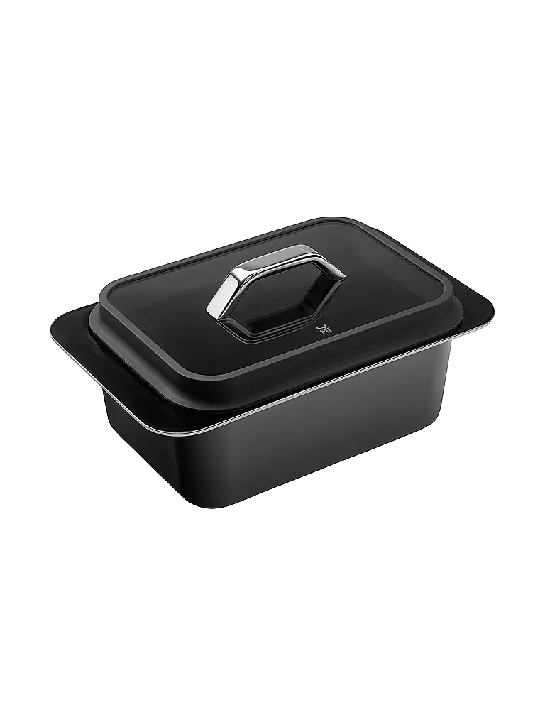 WMF | Plat à four avec couvercle FUSIONTEC 38x24cm | schwarz