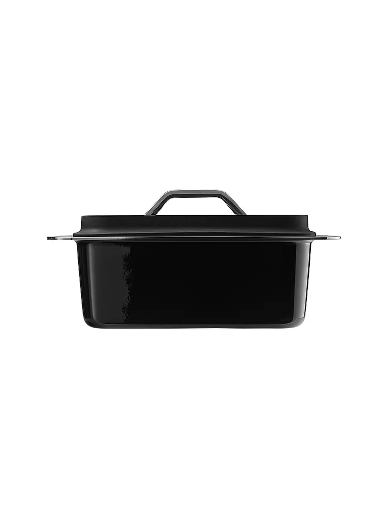 WMF | Plat à four avec couvercle FUSIONTEC 38x24cm | schwarz