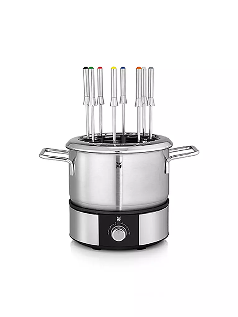 WMF | Set à fondue LONO (Gromargan/Mat) | silber
