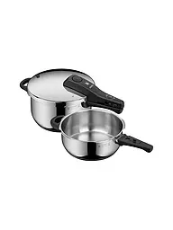 WMF | Set d'autocuiseurs PERFECT 4,5l + 3l Cromargan | Argent