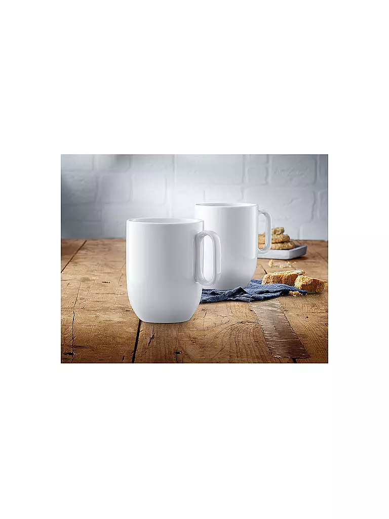 WMF | Set de 2 tasses à café BARISTA Blanc | Blanc