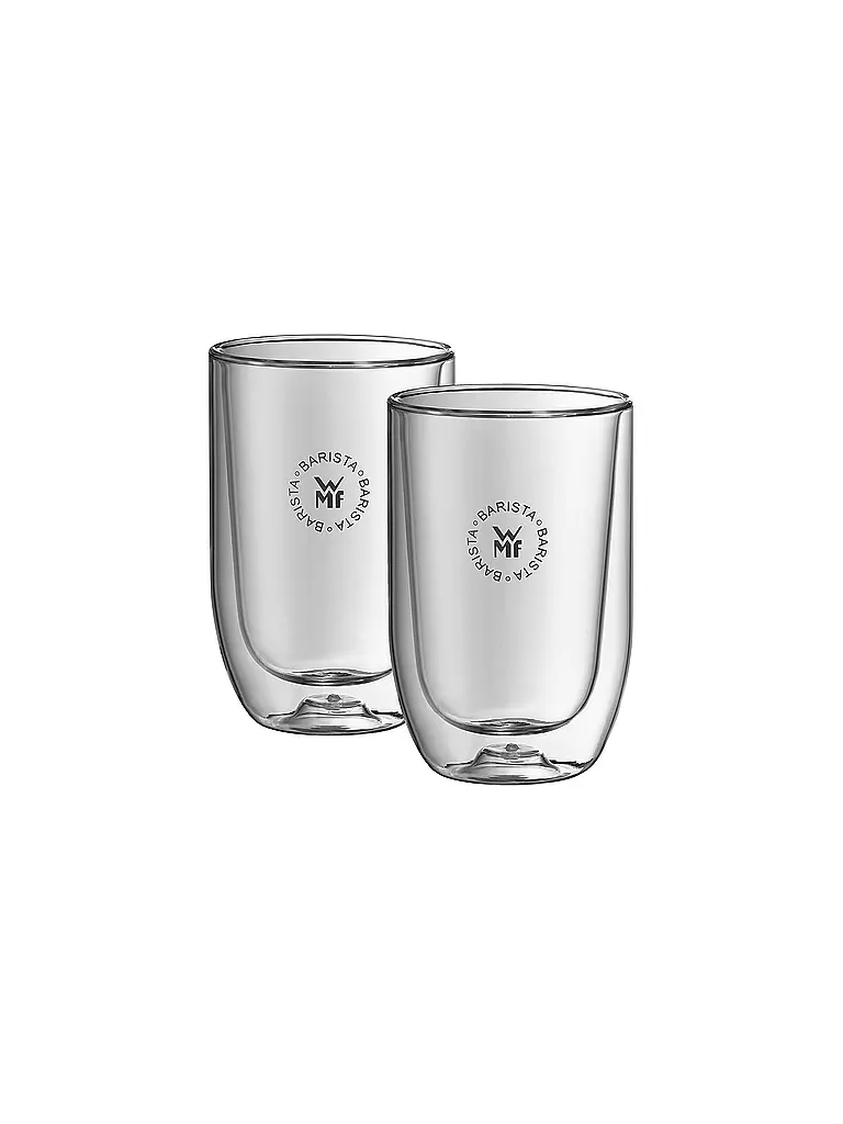 WMF | Set de 2 verres à Latte Macchiato BARISTA en verre borosilicate | Transparent