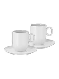 WMF | Set de 4 tasses à café crème BARISTA Blanc | Blanc