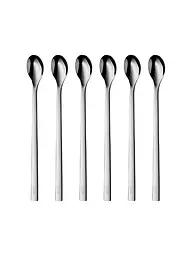 WMF | Set de 6 cuillères à long drink NUOVA 22cm Cromargan | Argent