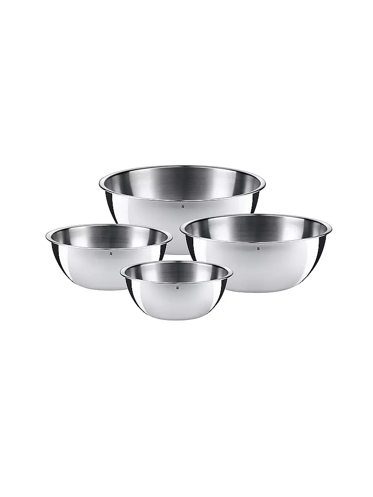 WMF | Set de bols GOURMET 4 pièces Cromargan | Argent