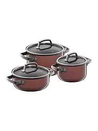 WMF | Set de casseroles 3 pièces. FUSION MINERAL Rose Quartz | Baie