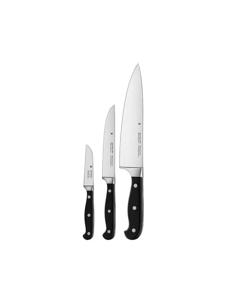 WMF | Set de couteaux 3 pièces haut de gamme "Plus Performance Cut" | schwarz