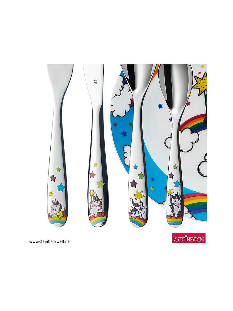 WMF | Set de couverts pour enfants, 6 pièces | Multicolore