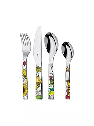 WMF | Set de couverts pour enfants 4 pièces Maya l'abeille | Argent