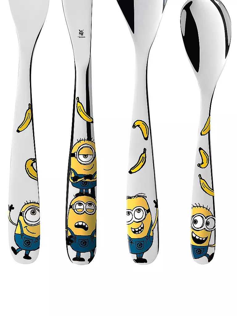 WMF | Set de couverts pour enfants 4 pièces Minions | bunt