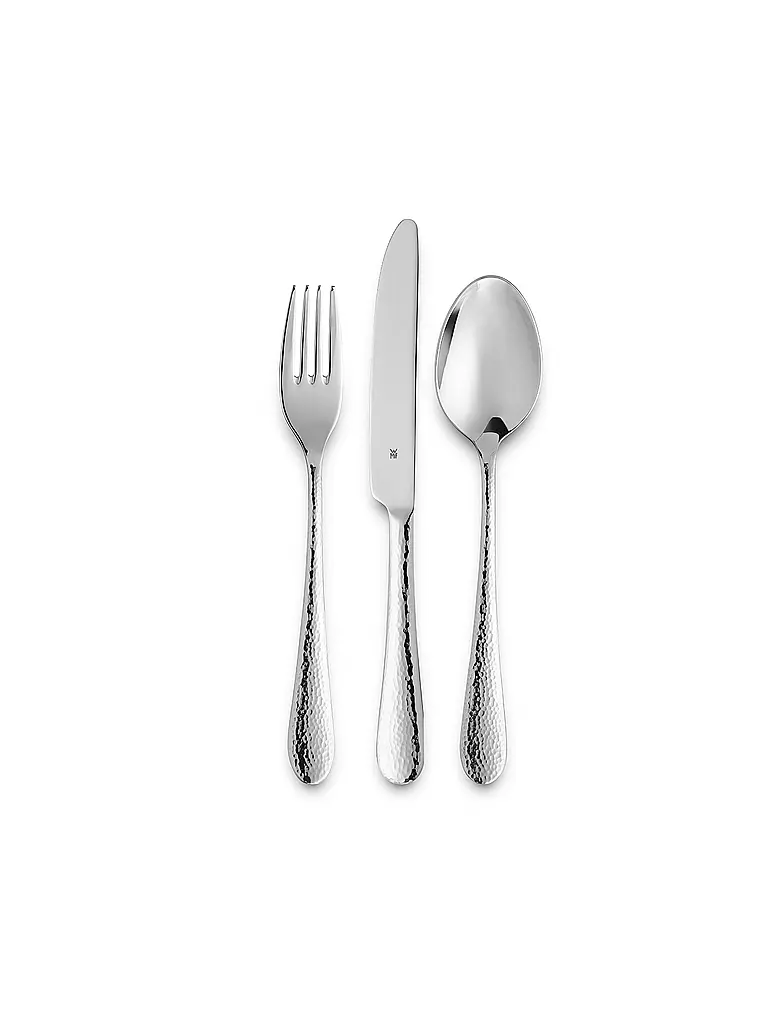 WMF | Set de couverts SITELLO 60 pièces Cromargan martelé | silber