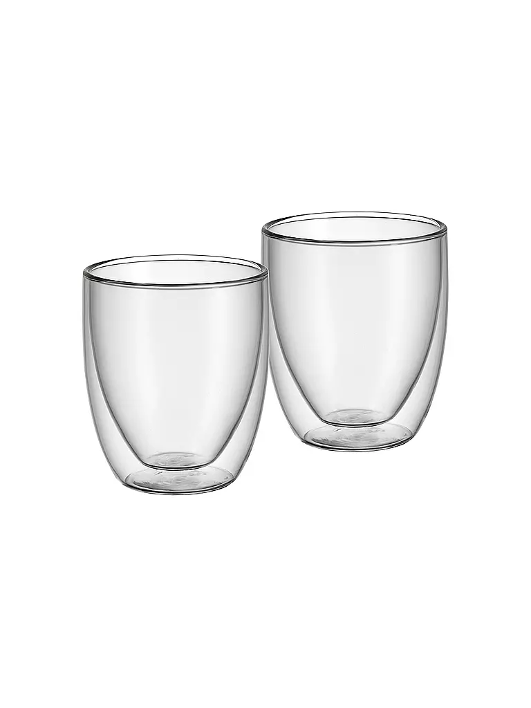 WMF | Set de verres thermo Cappuccino 2 pièces KULT Glas | Transparent