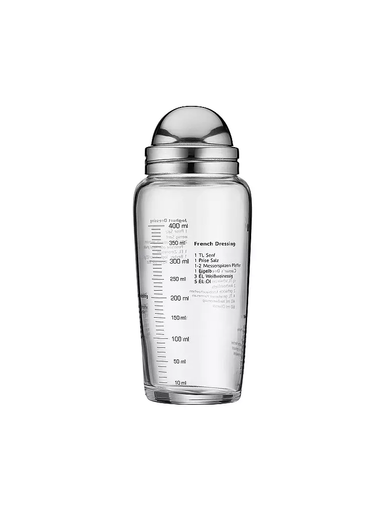 WMF | Shaker à vinaigrette 400 ml Verre / Cromargan | transparent