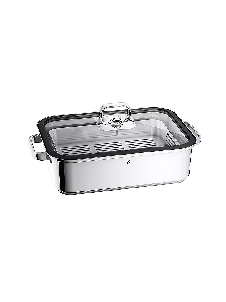 WMF | Vitalis Aroma Dampfgarer mit Silikondichtung 6,5l | Argent