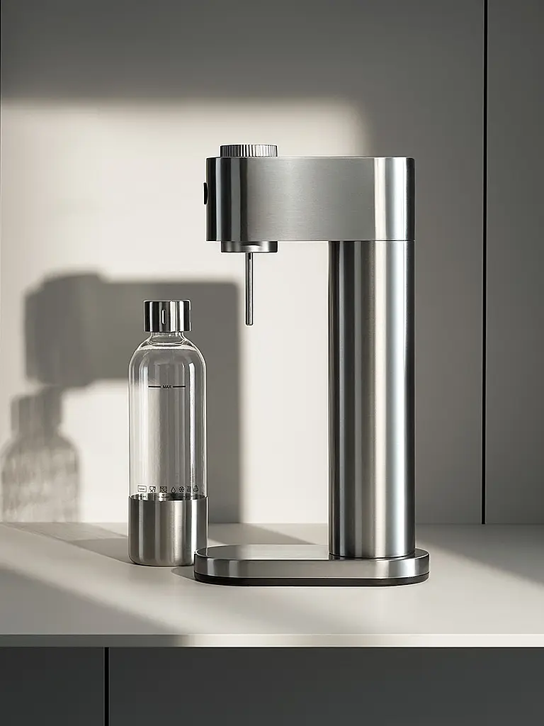 WMF | Wassersprudler Element One Soda - Stream Edelstahl | Argent