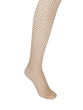 WOLFORD | Collant de contention CONTROL DOTS 20 fairly light / black