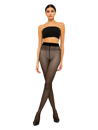 WOLFORD | Collant SATIN TOUCH soft cacao