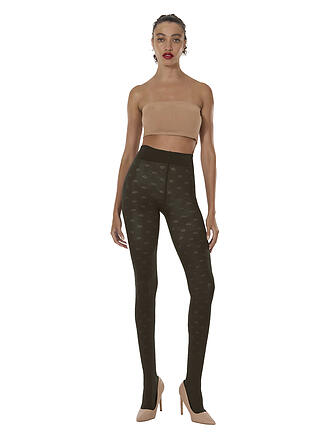 WOLFORD | Collant mode DAISY COTTON soft cacao