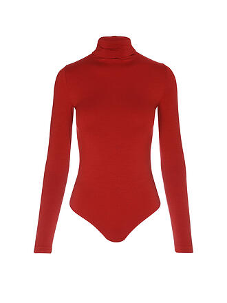 WOLFORD | Body SEAMLESS WOOL cramoisi