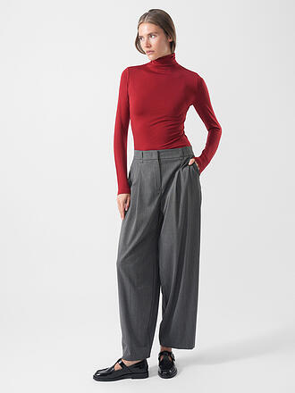 WOLFORD | Body SEAMLESS WOOL cramoisi