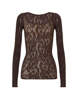 WOLFORD | T-shirt manches longues INFINITE ROSE NET