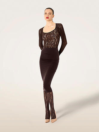 WOLFORD | T-shirt manches longues INFINITE ROSE NET