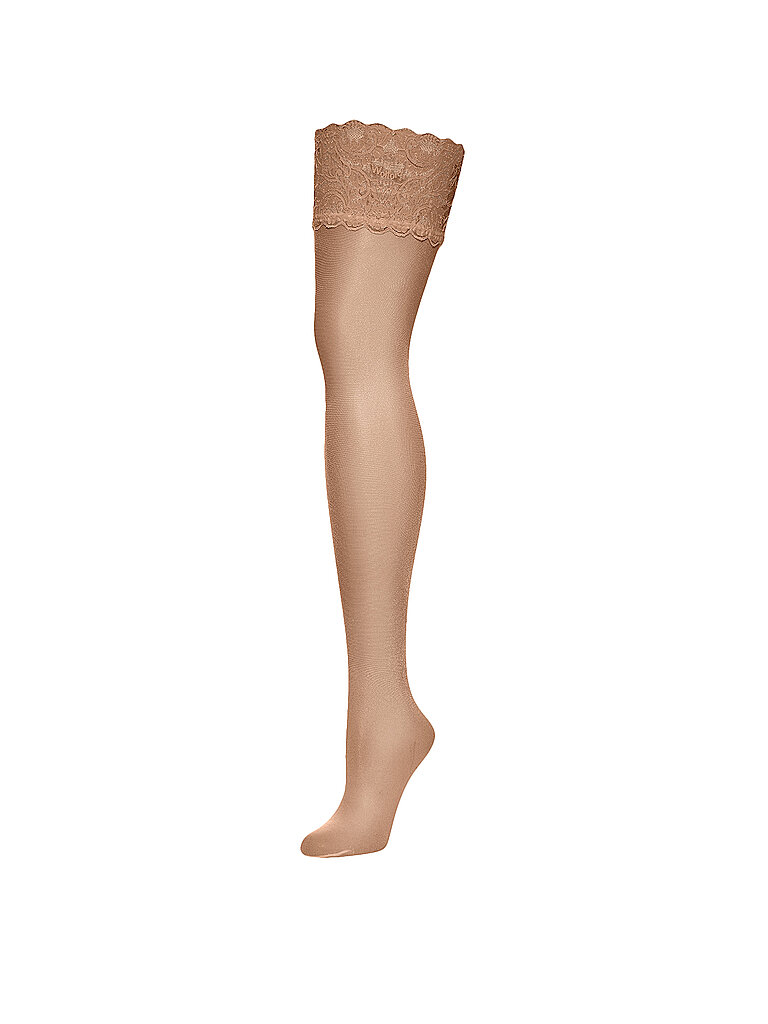WOLFORD Bas Satin Touch 20 Stay-Up (gobi) beige | M