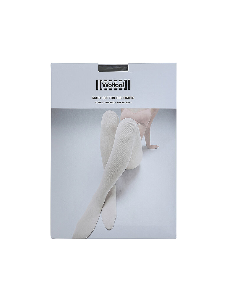 Modestrumpfhose Mary Cotton Rib Black noir M