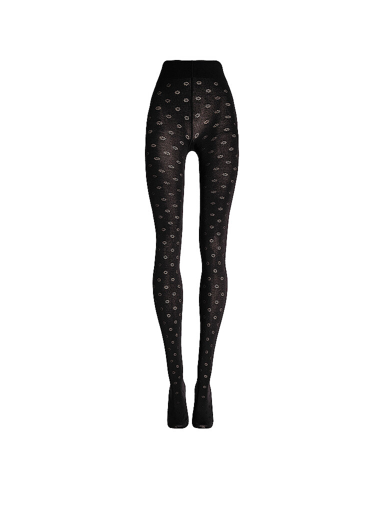 Collant mode DAISY COTTON noir M