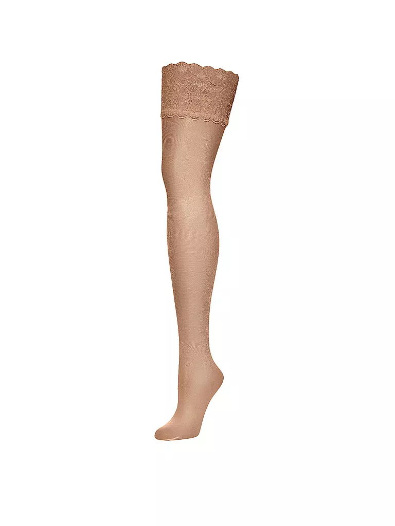 WOLFORD | Bas "Satin Touch 20 Stay-Up" (gobi) | Beige
