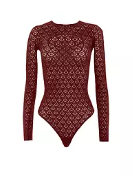 WOLFORD | Body noir | Rouge foncé