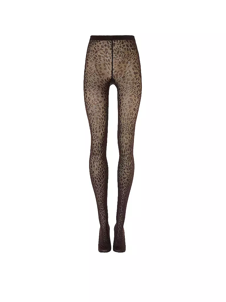 WOLFORD | Collant de mode PANTERA Dark Wood | Marron