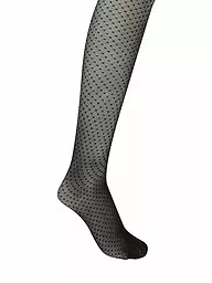 WOLFORD | Collant de contention CONTROL DOTS 20 fairly light / black | Noir